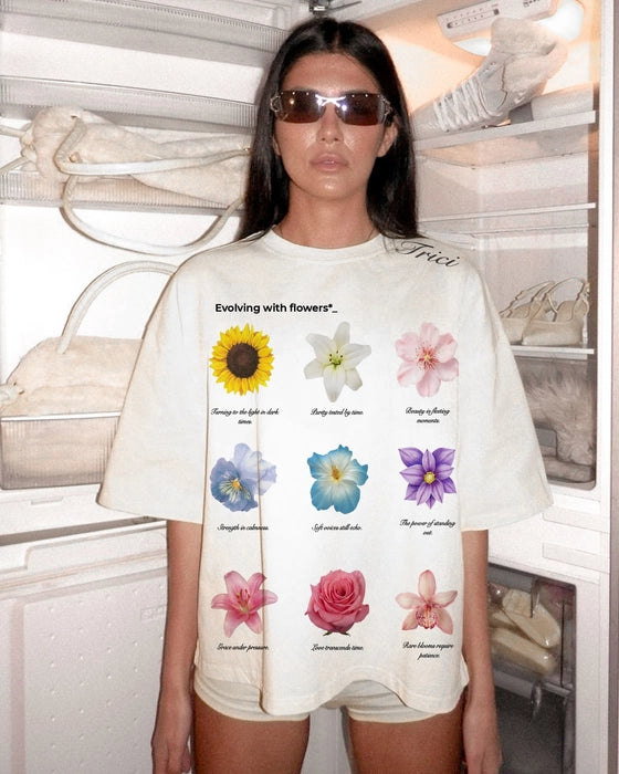 FLR T-SHIRT IN WHITE [UNISEX]
