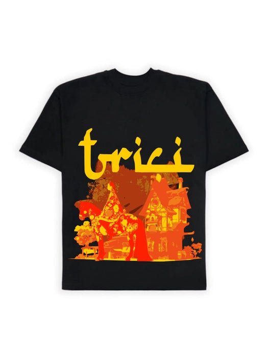 SOLIRA T-SHIRT IN BLACK