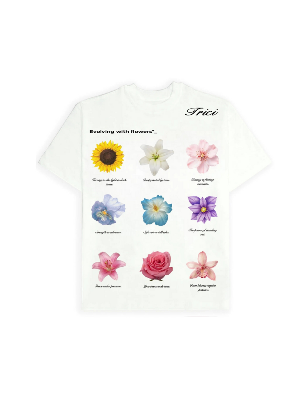 FLR T-SHIRT IN WHITE [UNISEX]