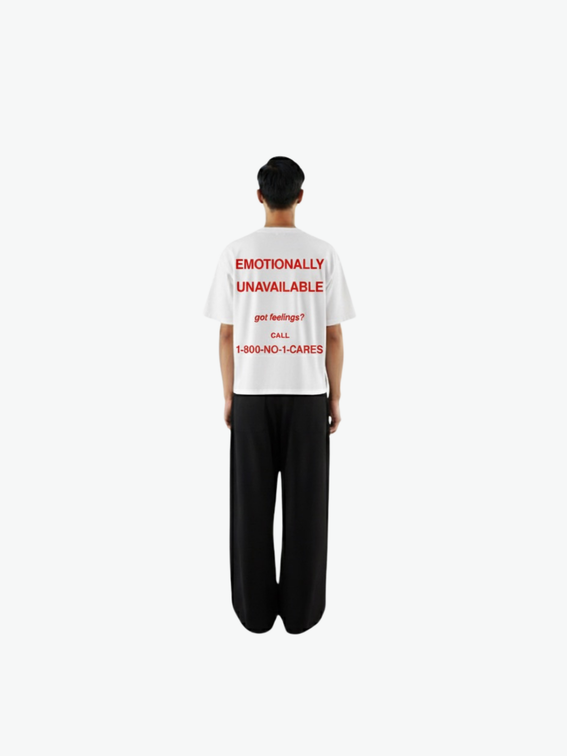 EMOTIONALLY UNAVAILABLE T-SHIRT  [UNISEX]