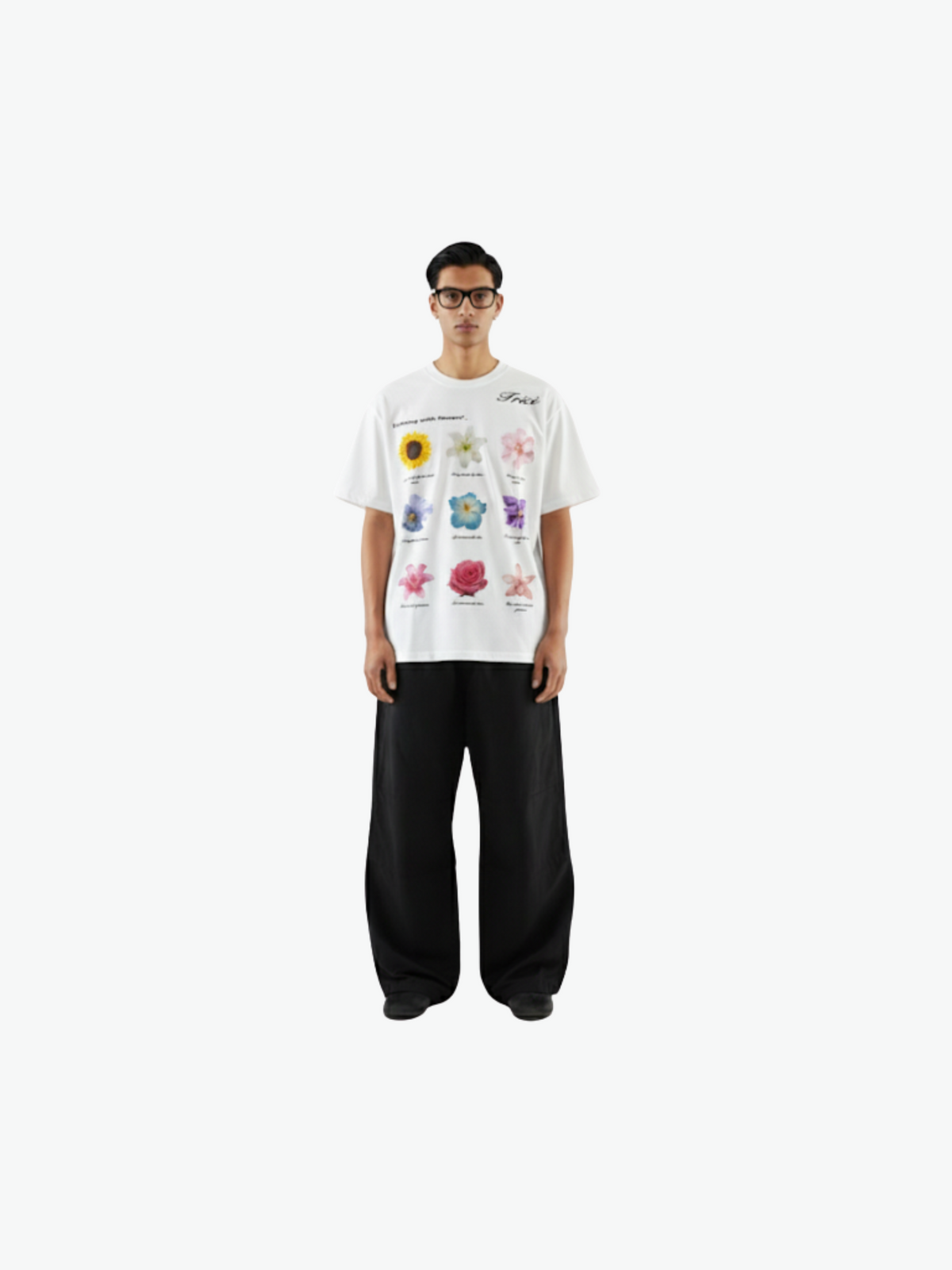 FLR T-SHIRT IN WHITE