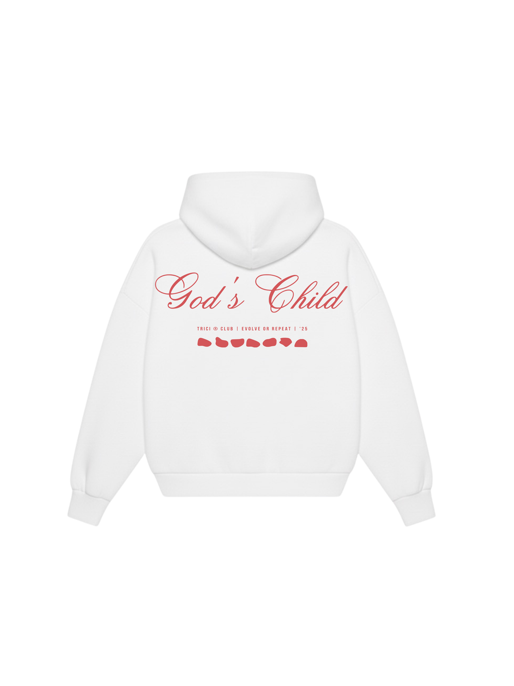 GOD'S CHILD ZIPPED HOODIE IN LILY [UNISEX]