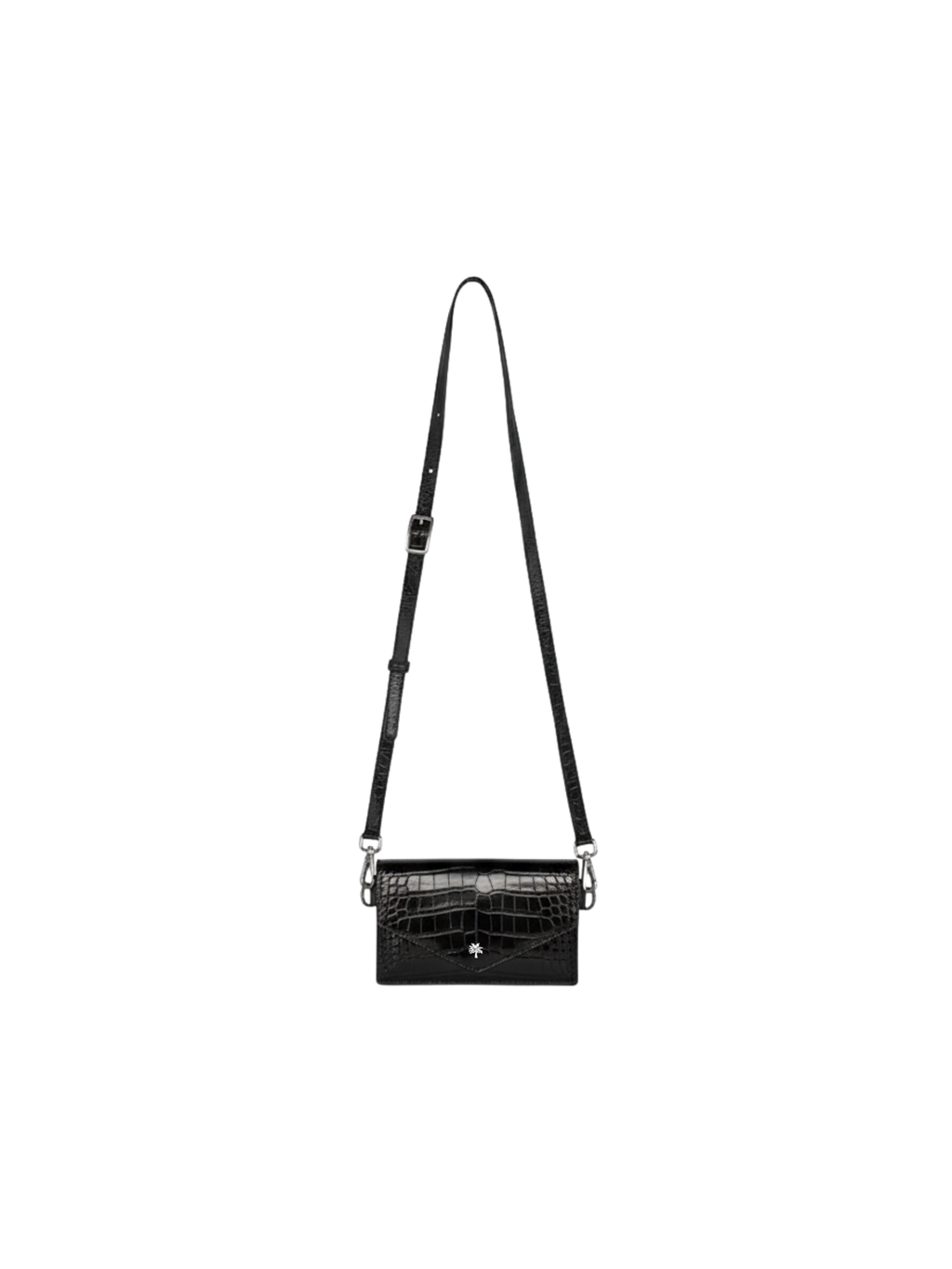 PALM CROSSBODY CROC LEATHER BAG