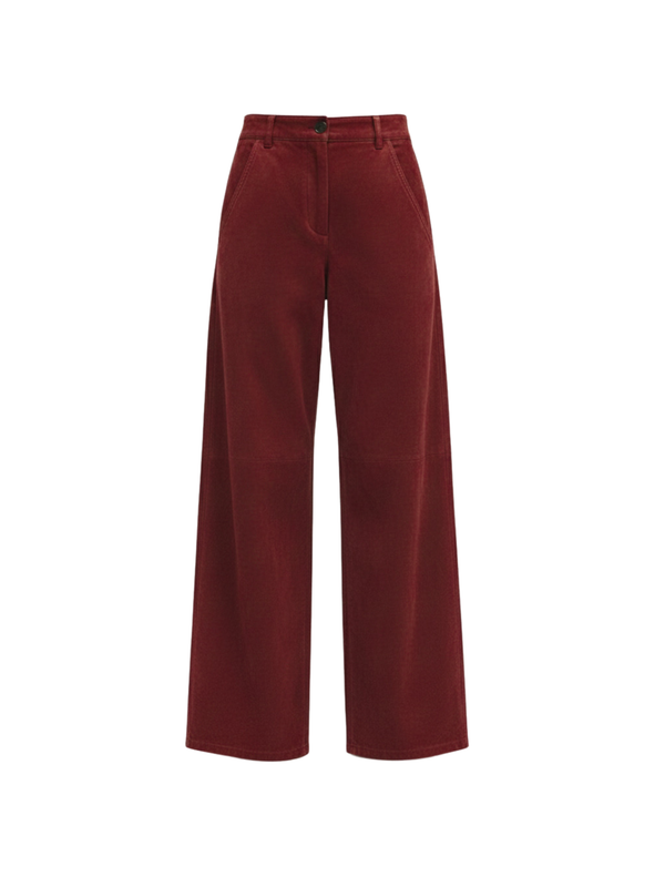 KARI SUEDE LEATHER PANT
