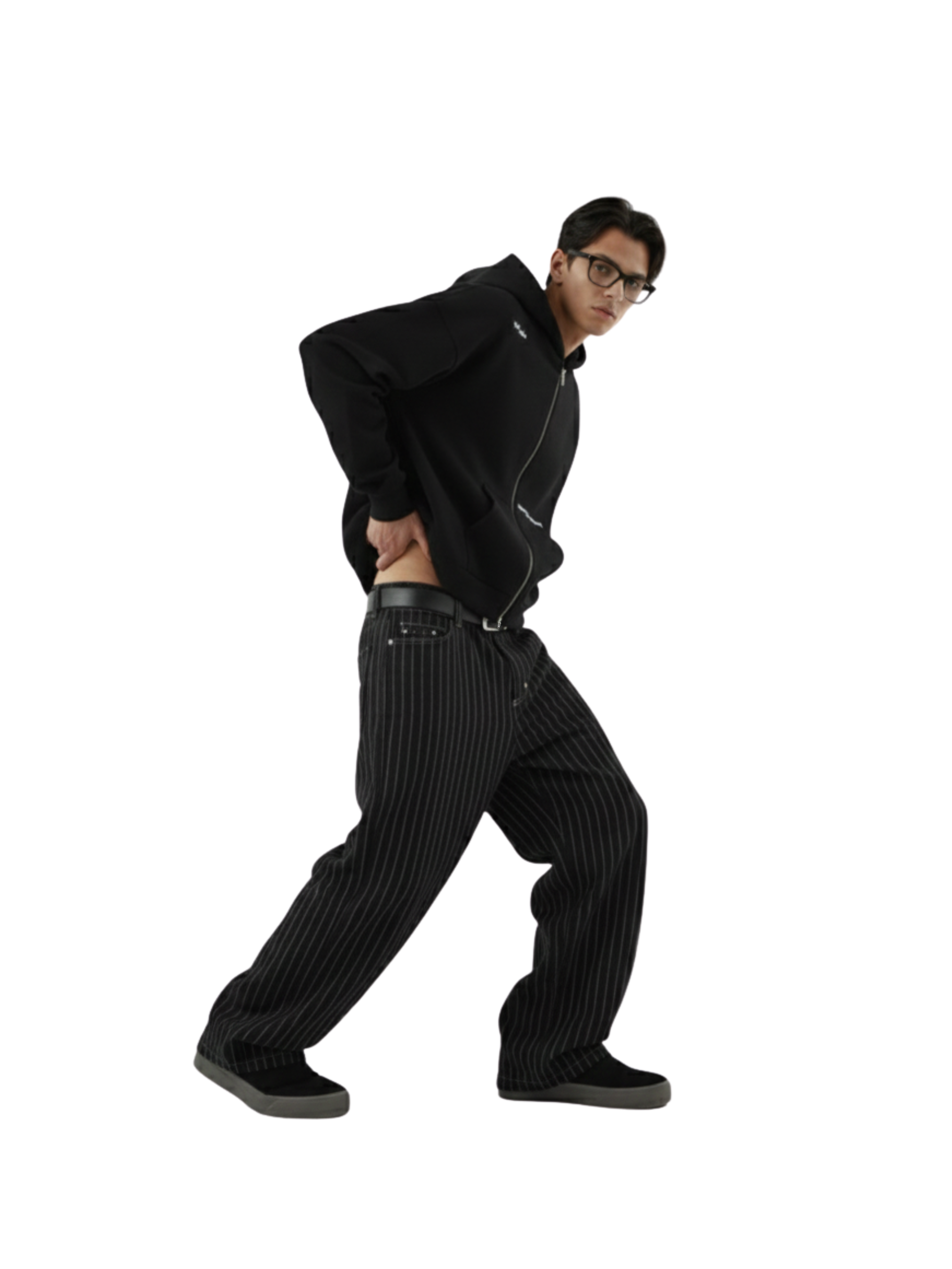 BASIC BLACK ZIPPER [UNISEX]