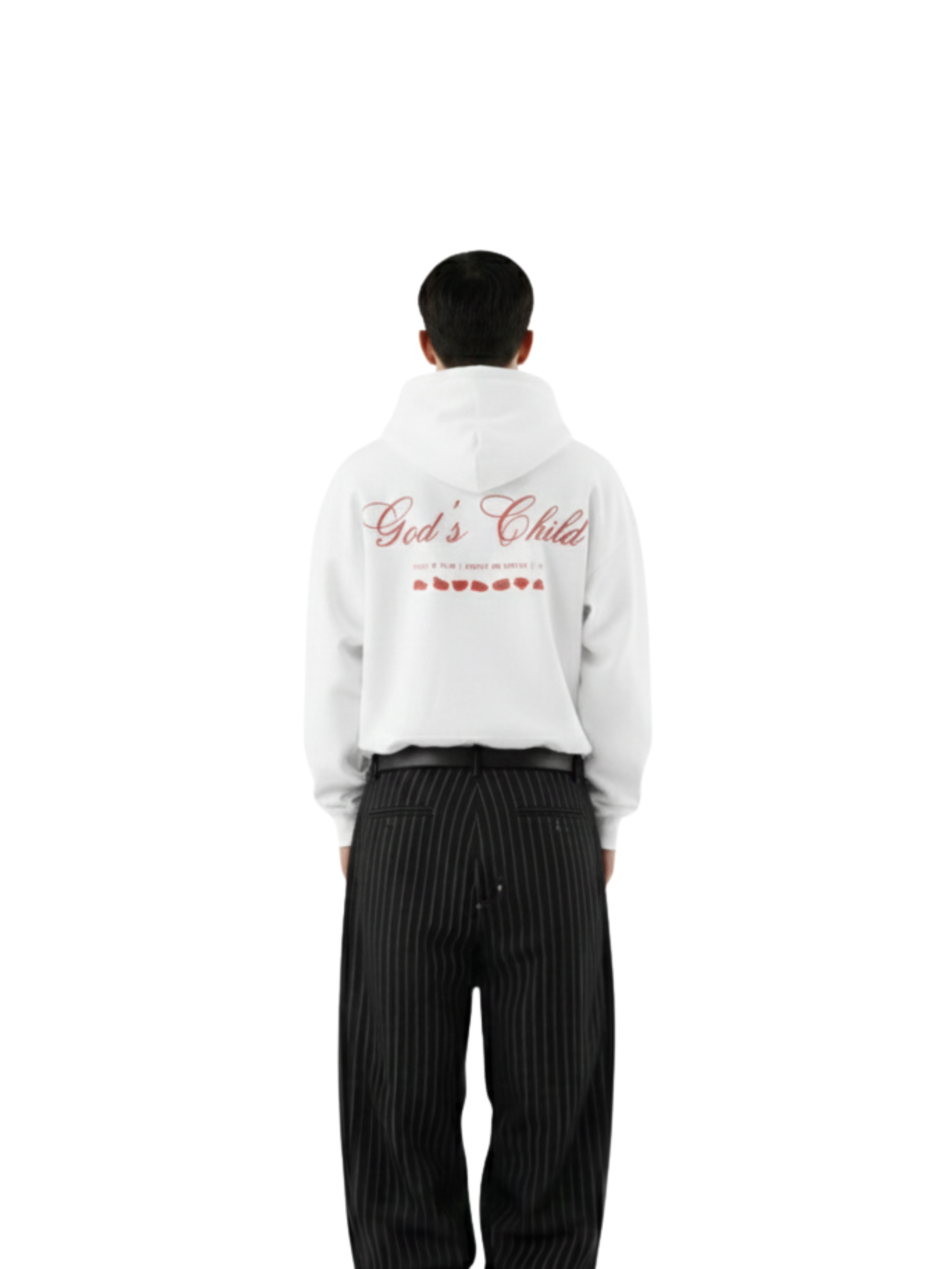 GOD'S CHILD ZIPPED HOODIE IN LILY [UNISEX]