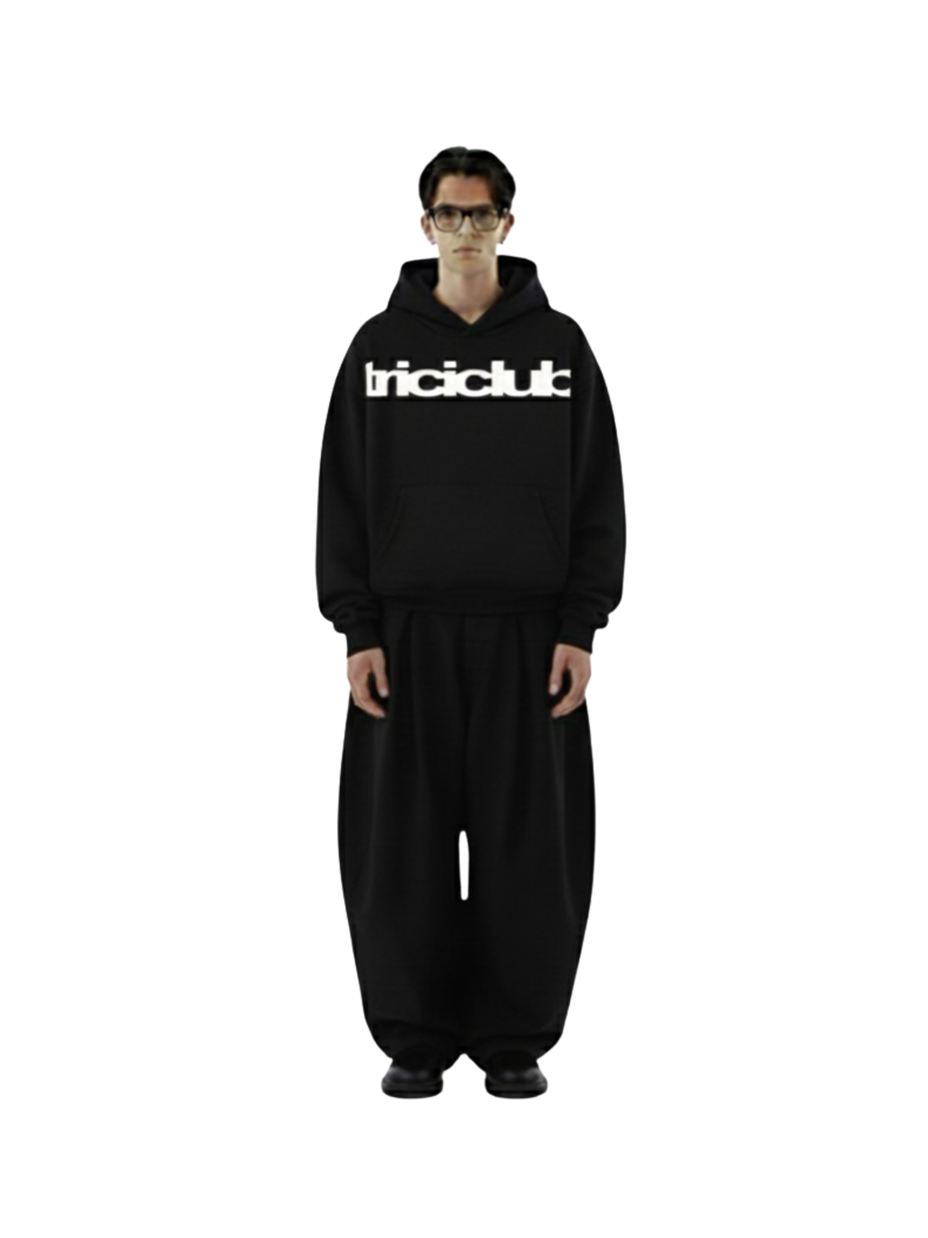 BASIC BLACK HOODIE [UNISEX]