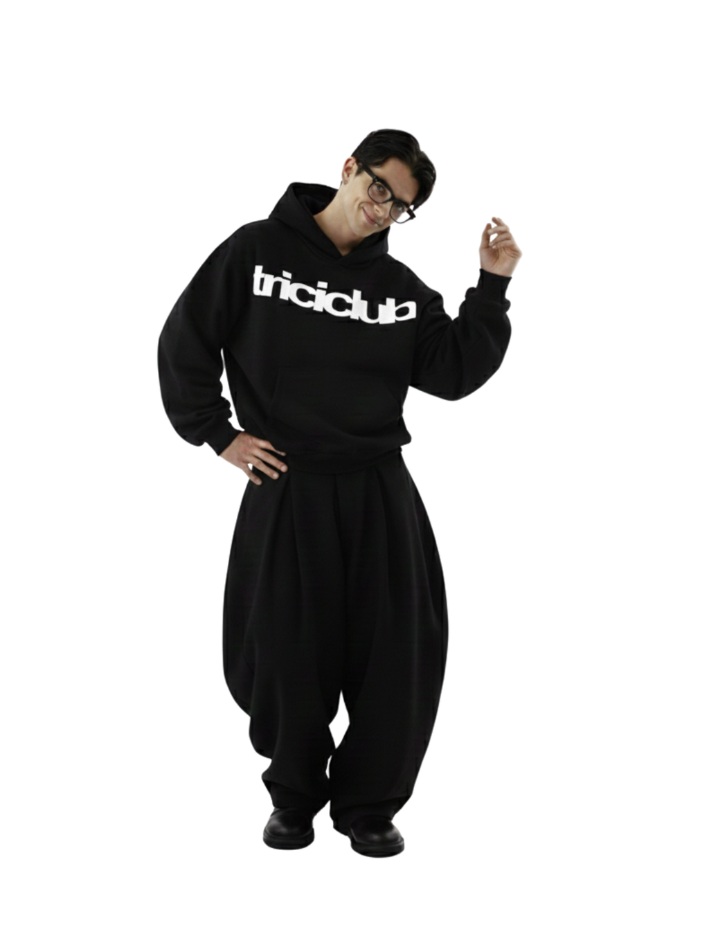 BASIC BLACK HOODIE [UNISEX]