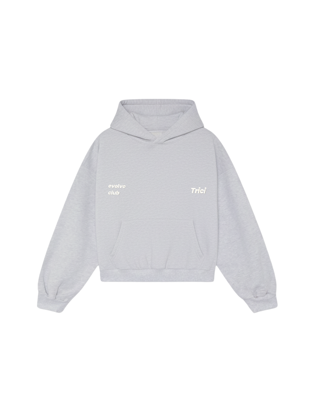 EVOLVE CLUB GREY MELANGE HOODIE
