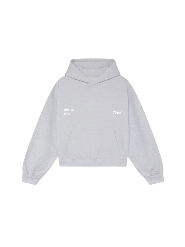 EVOLVE CLUB GREY MELANGE HOODIE