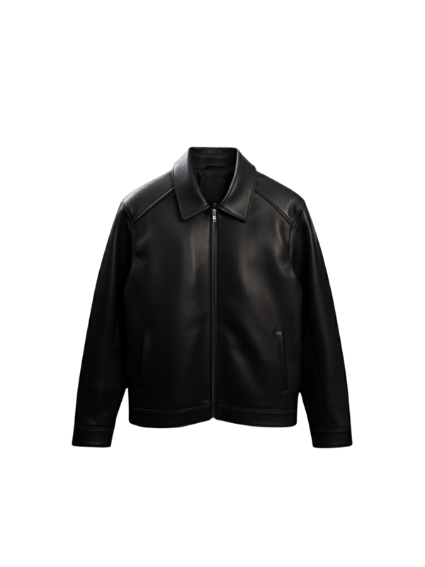DARK LEATHER JACKET