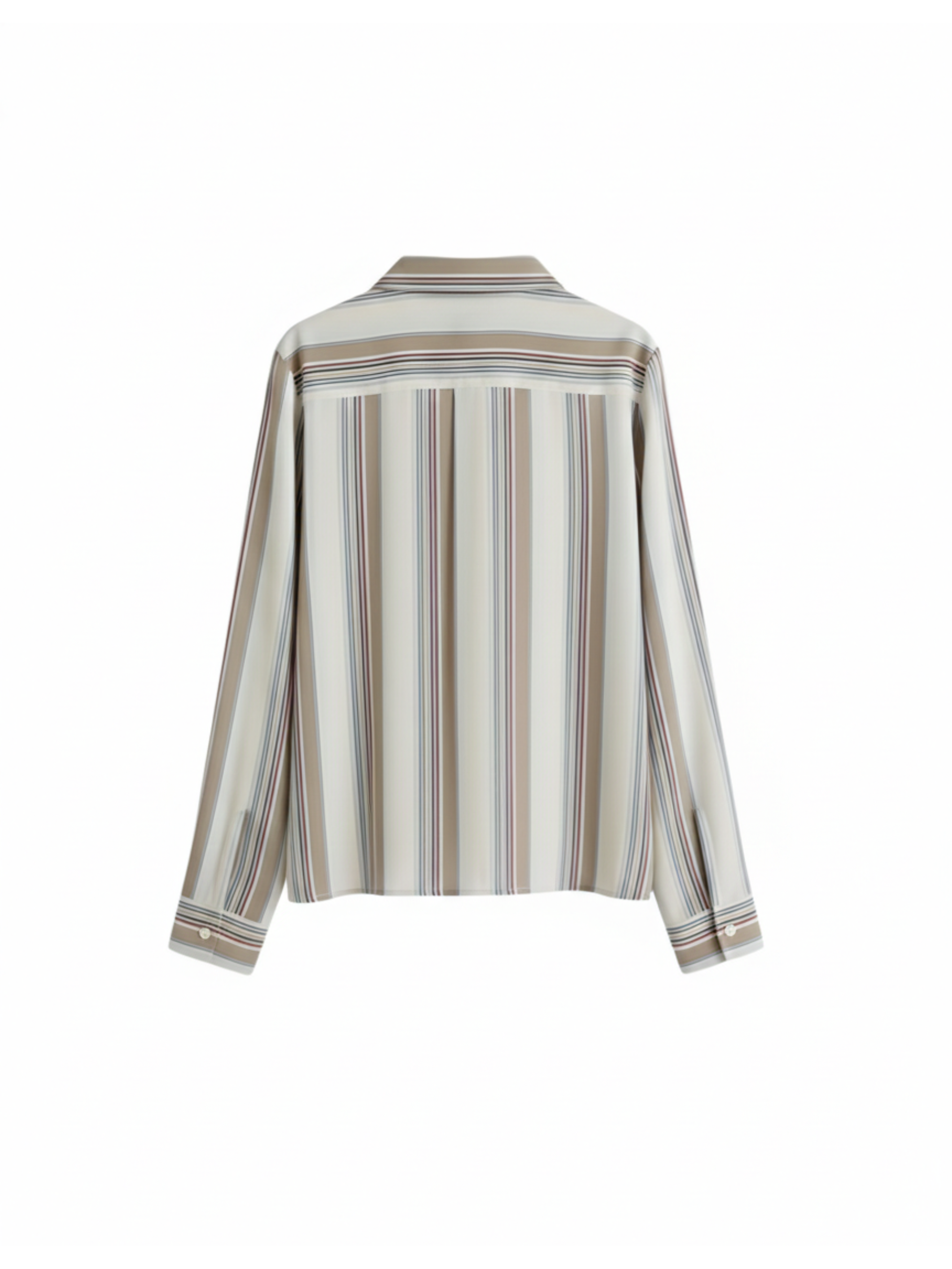 SAHARA STRIPE OPEN COLLAR SHIRT [UNISEX]