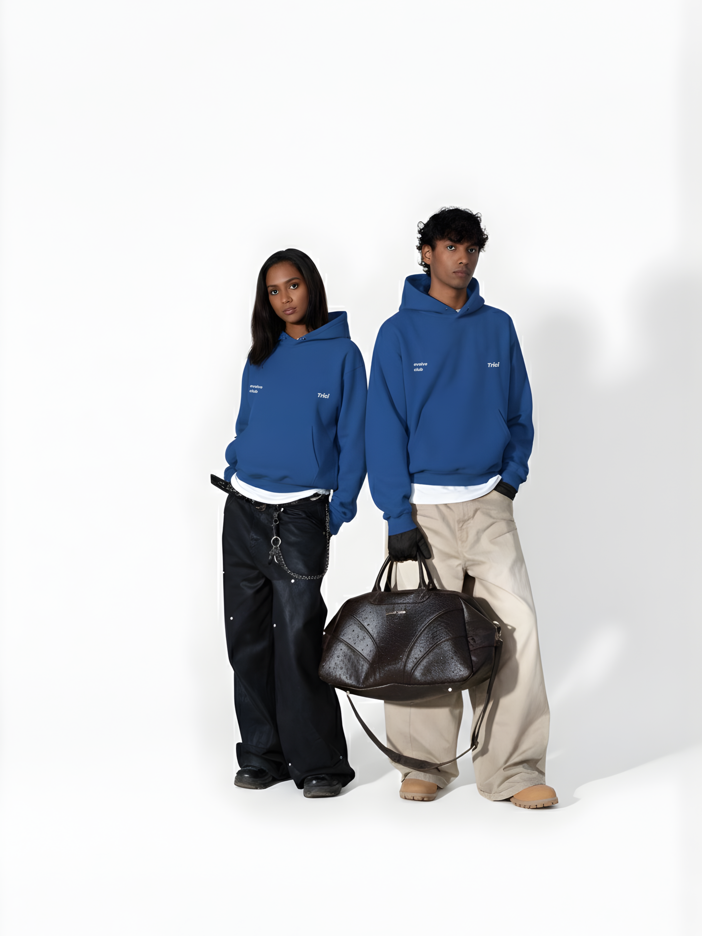EVOLVE CLUB ROYAL-BLUE HOODIE