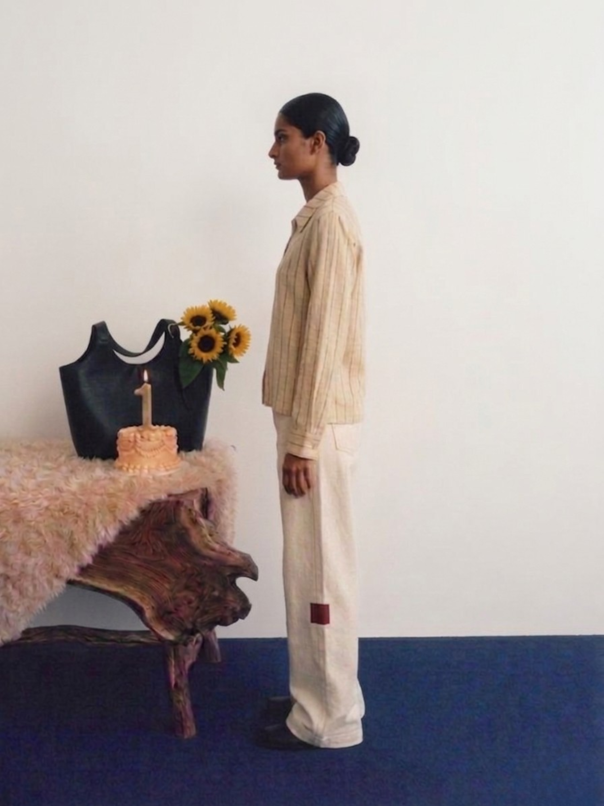 OffDay Straight WideLeg Jeans Cream