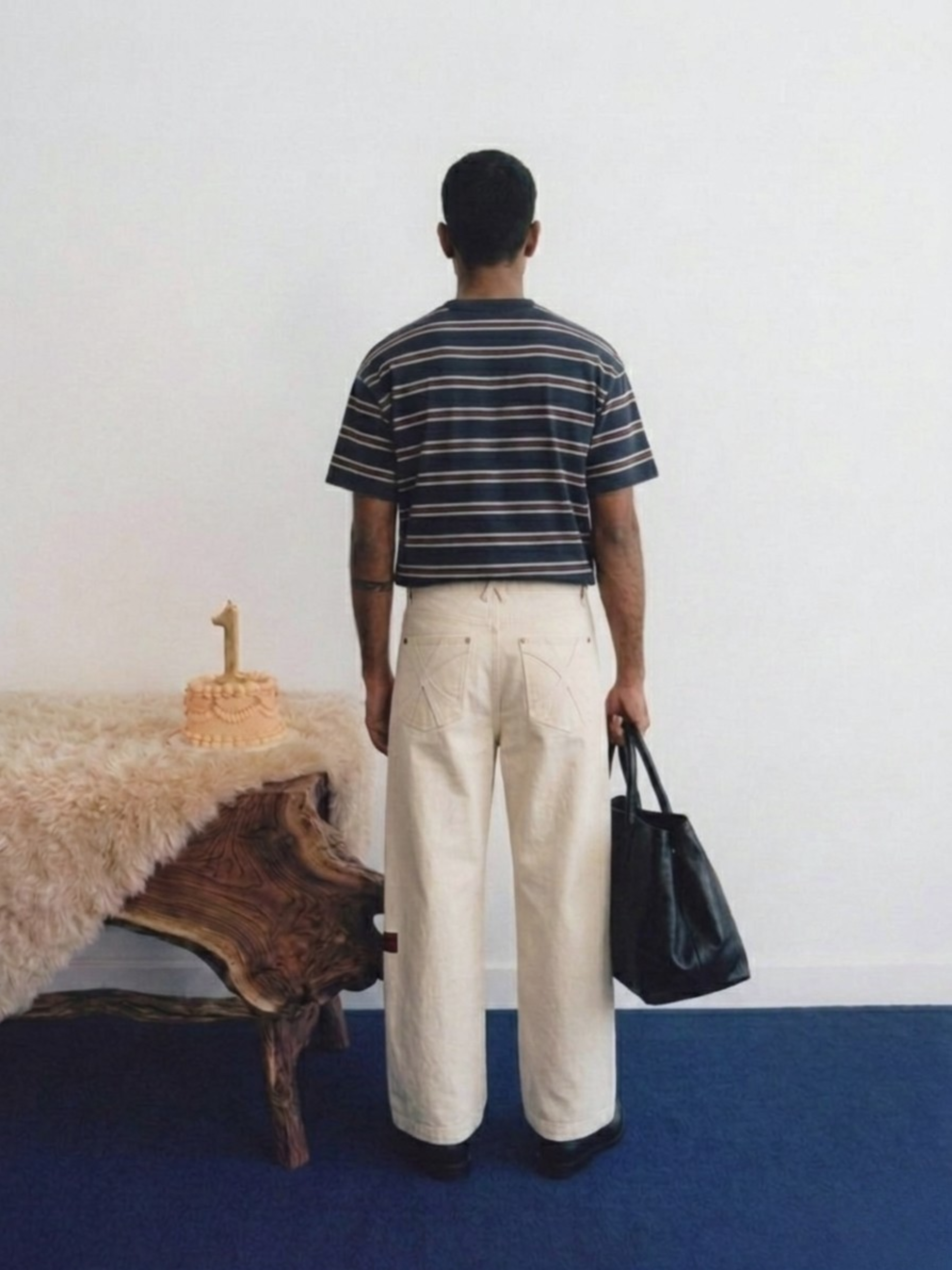 OffDay Straight WideLeg Jeans Cream