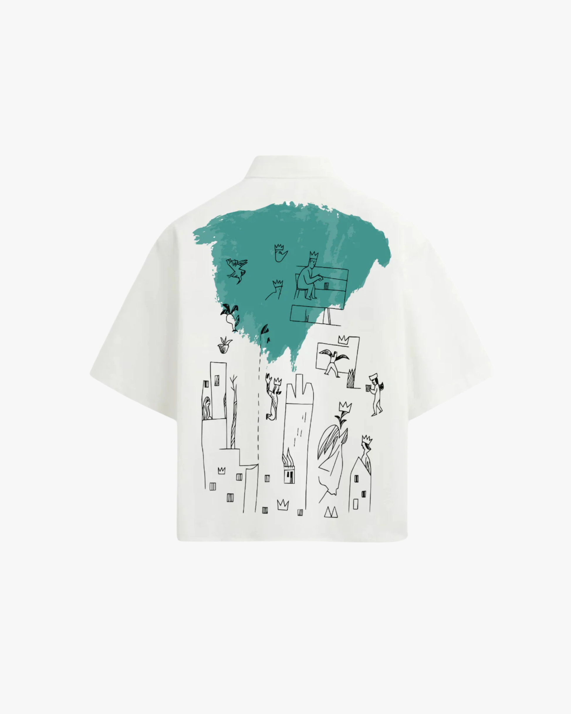 AFTERSCHOOL BOXY-FIT SHIRT