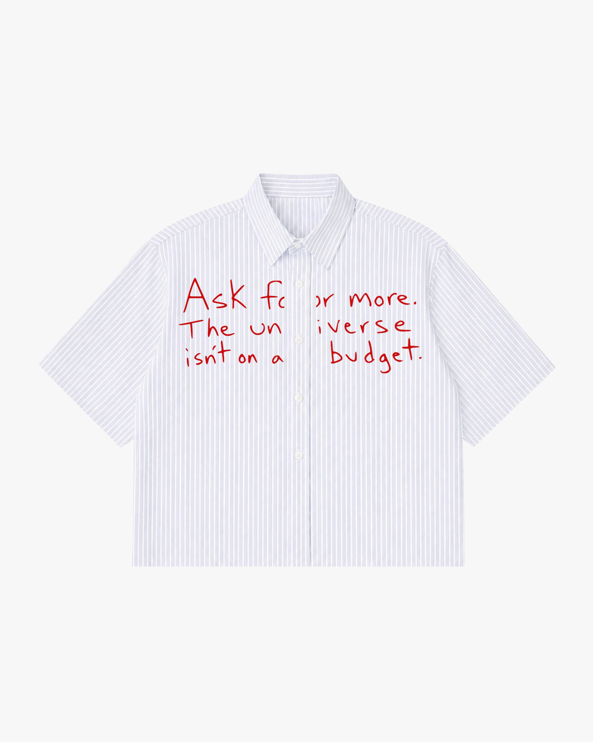 GOD’S CHILD STRIPED BOXY-FIT SHIRT
