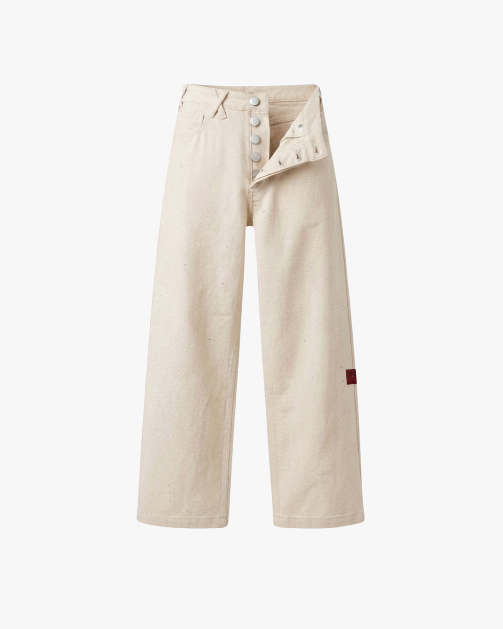 OffDay Straight WideLeg Jeans Cream