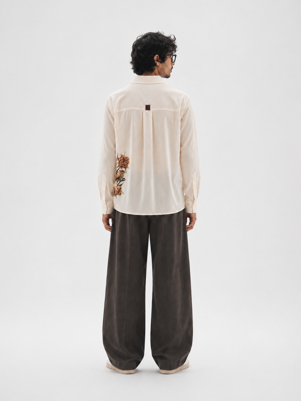 SadFlower Cream Shirt