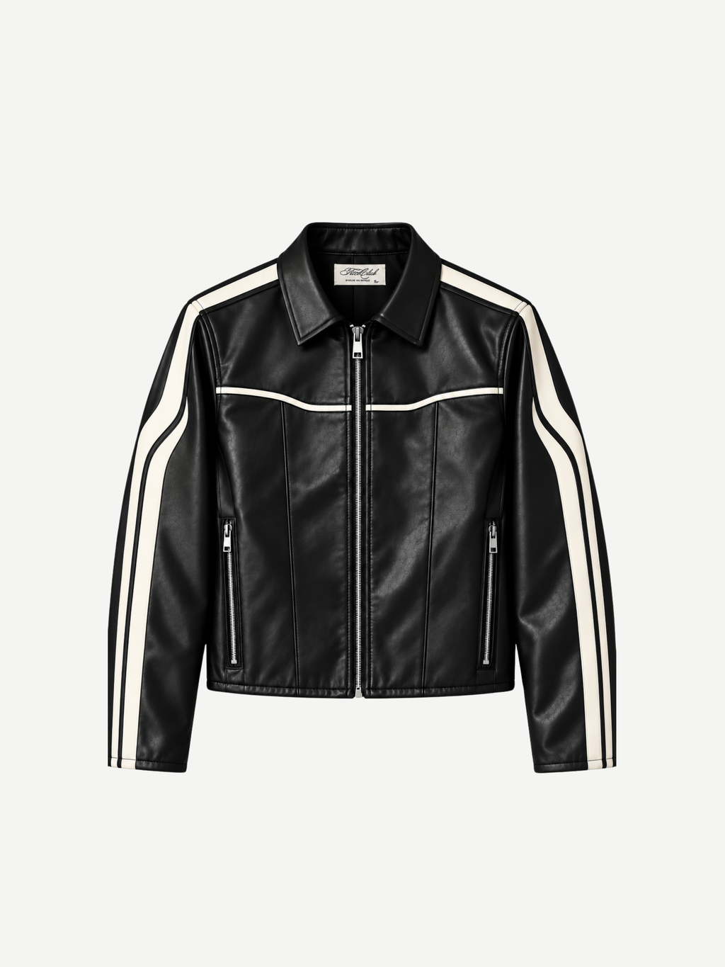 Overtime Leather Jacket In Black