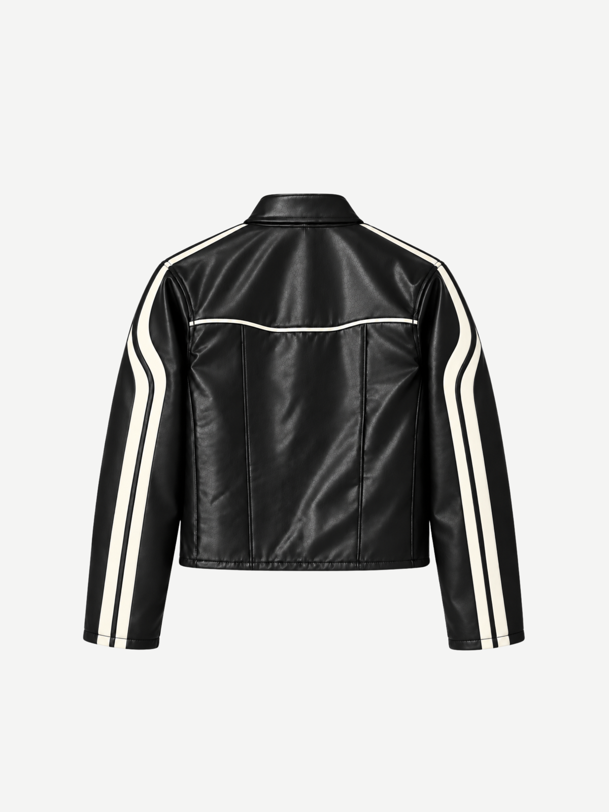 Overtime Leather Jacket In Black