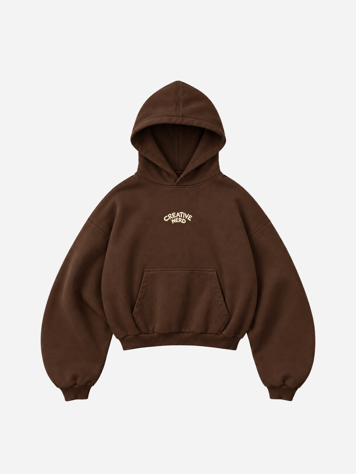 Creative Nerd Hoodie (Brown)