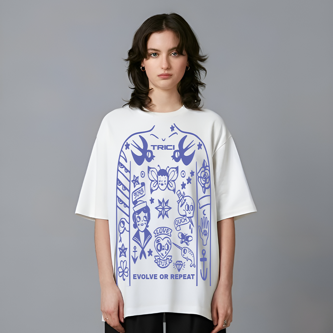 MYSTI T-SHIRT IN WHITE [UNISEX]