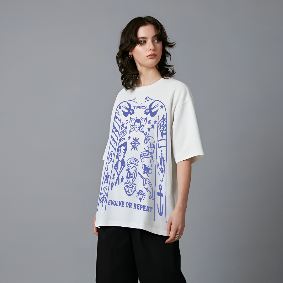 MYSTI T-SHIRT IN WHITE [UNISEX]