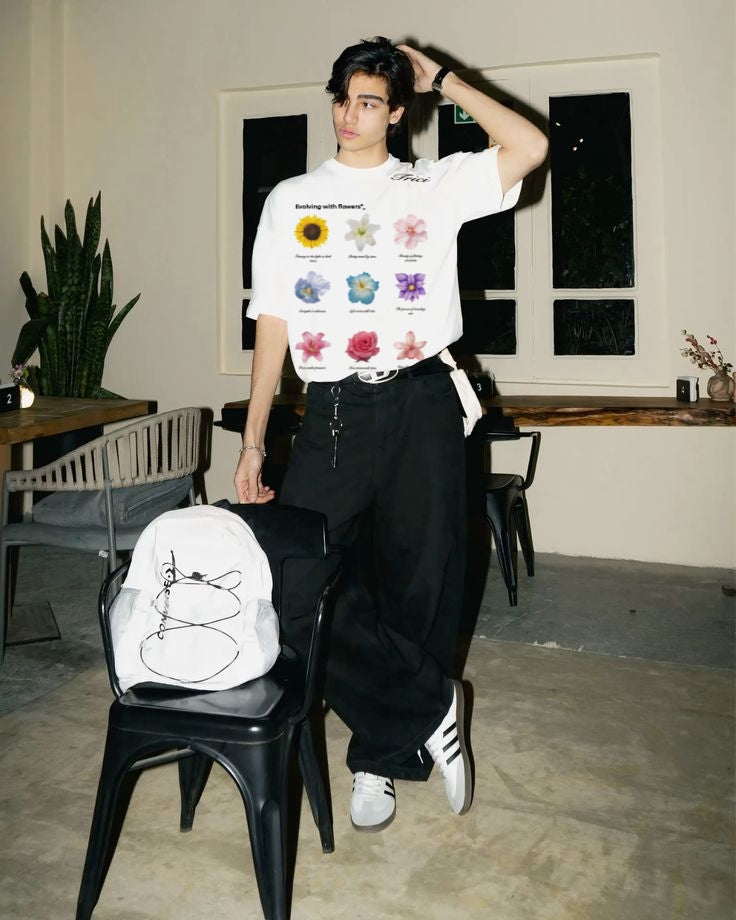 FLR T-SHIRT IN WHITE [UNISEX]