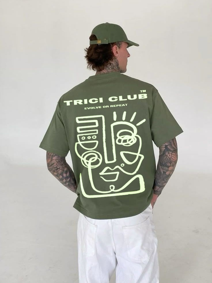 INSPBYJAY T-SHIRT IN MOSSGREEN [UNISEX]
