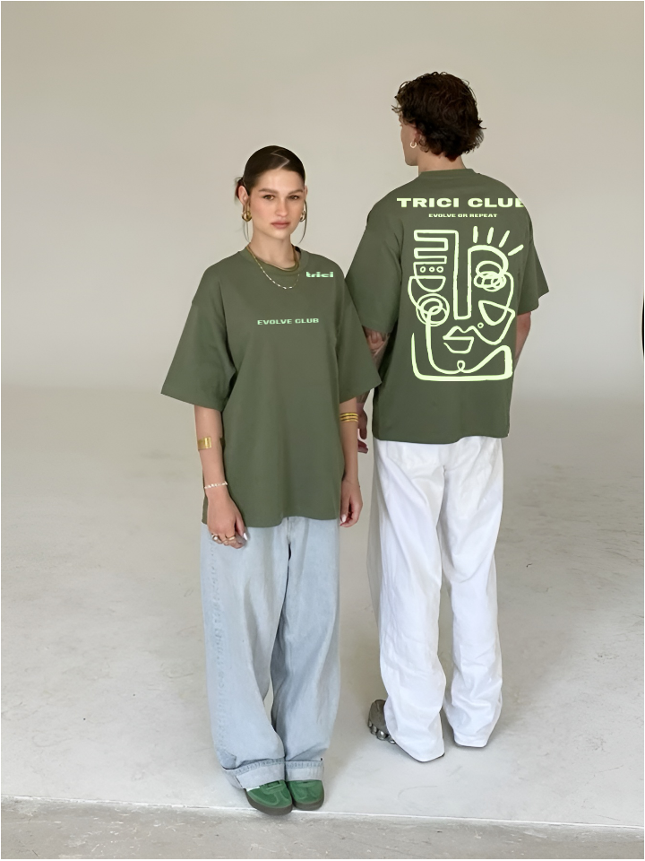 INSPBYJAY T-SHIRT IN MOSSGREEN [UNISEX]