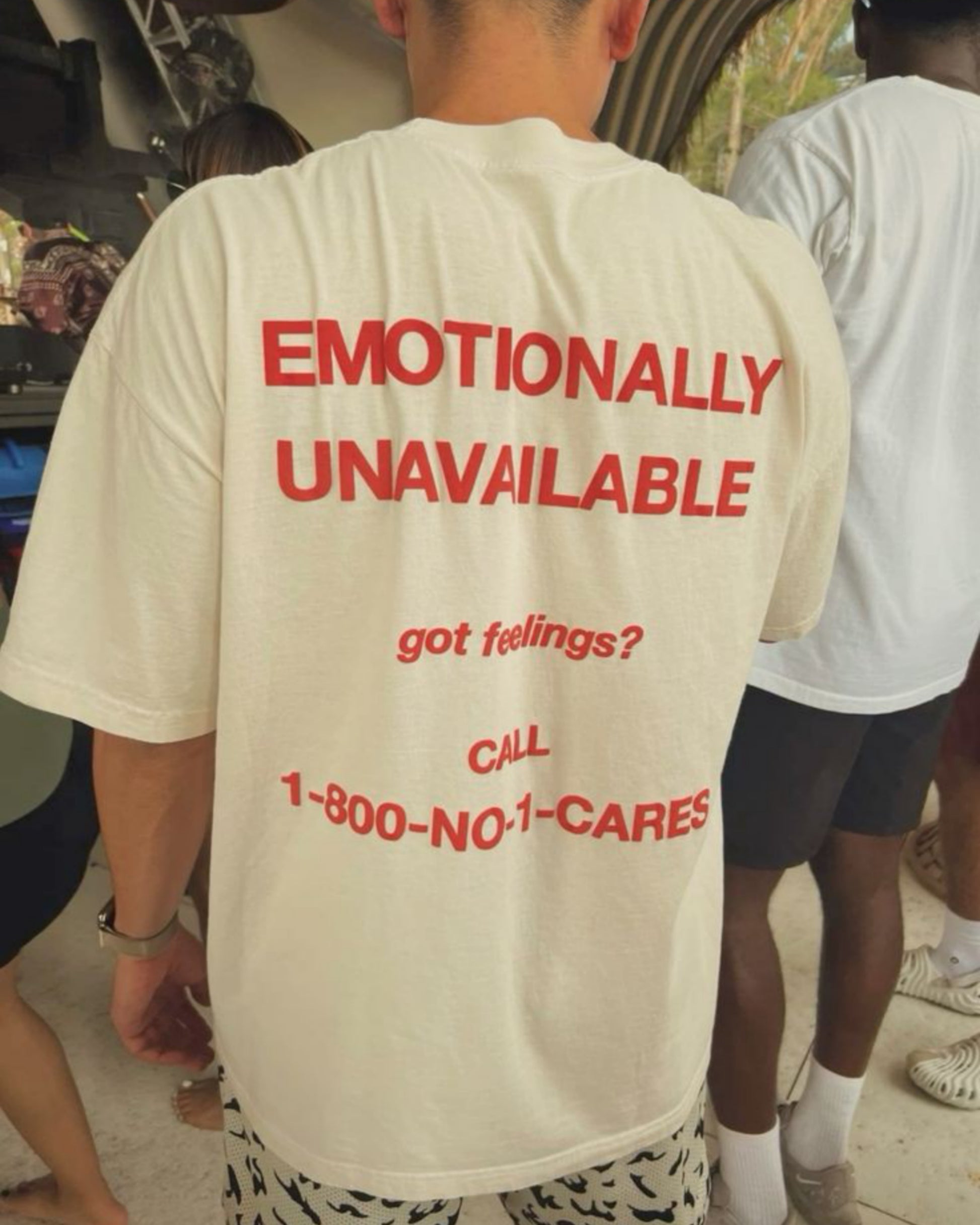 EMOTIONALLY UNAVAILABLE T-SHIRT  [UNISEX]