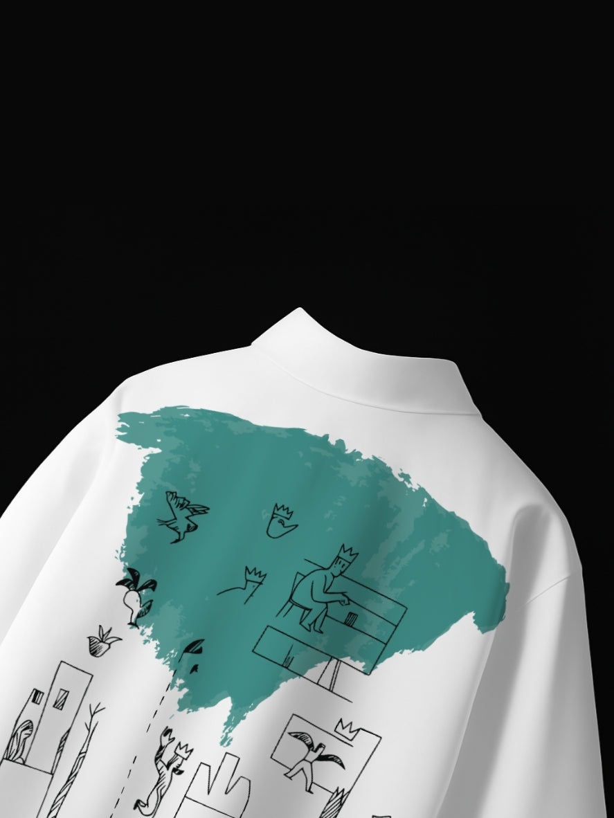 AFTERSCHOOL BOXY-FIT SHIRT [UNISEX]