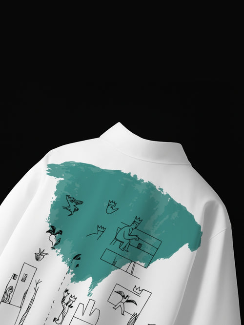 AFTERSCHOOL BOXY-FIT SHIRT [UNISEX]