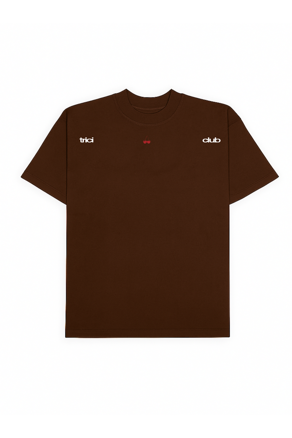 TAGCHERRY T-SHIRT IN BROWN [UNISEX]