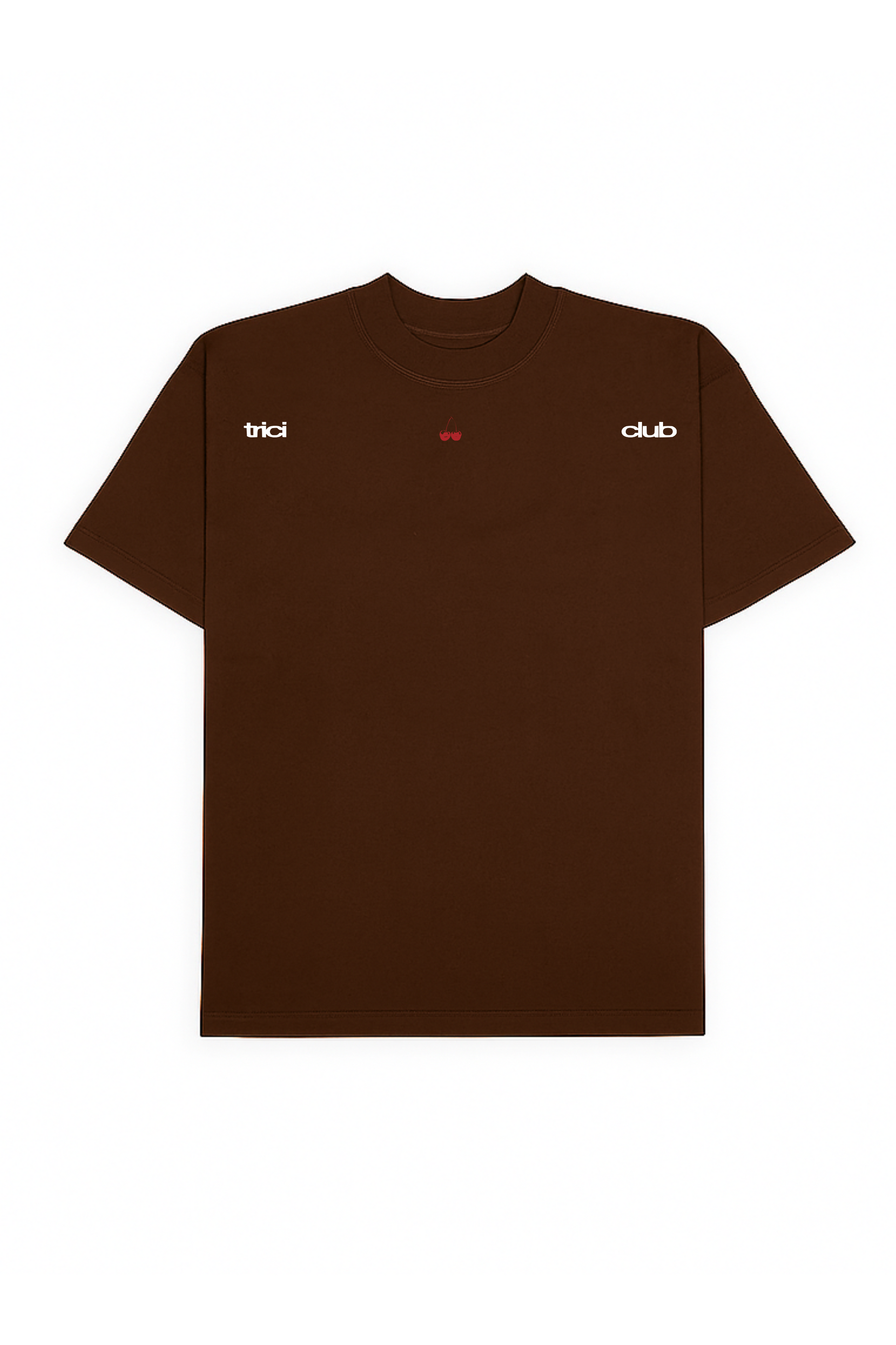 TAGCHERRY T-SHIRT IN BROWN [UNISEX]