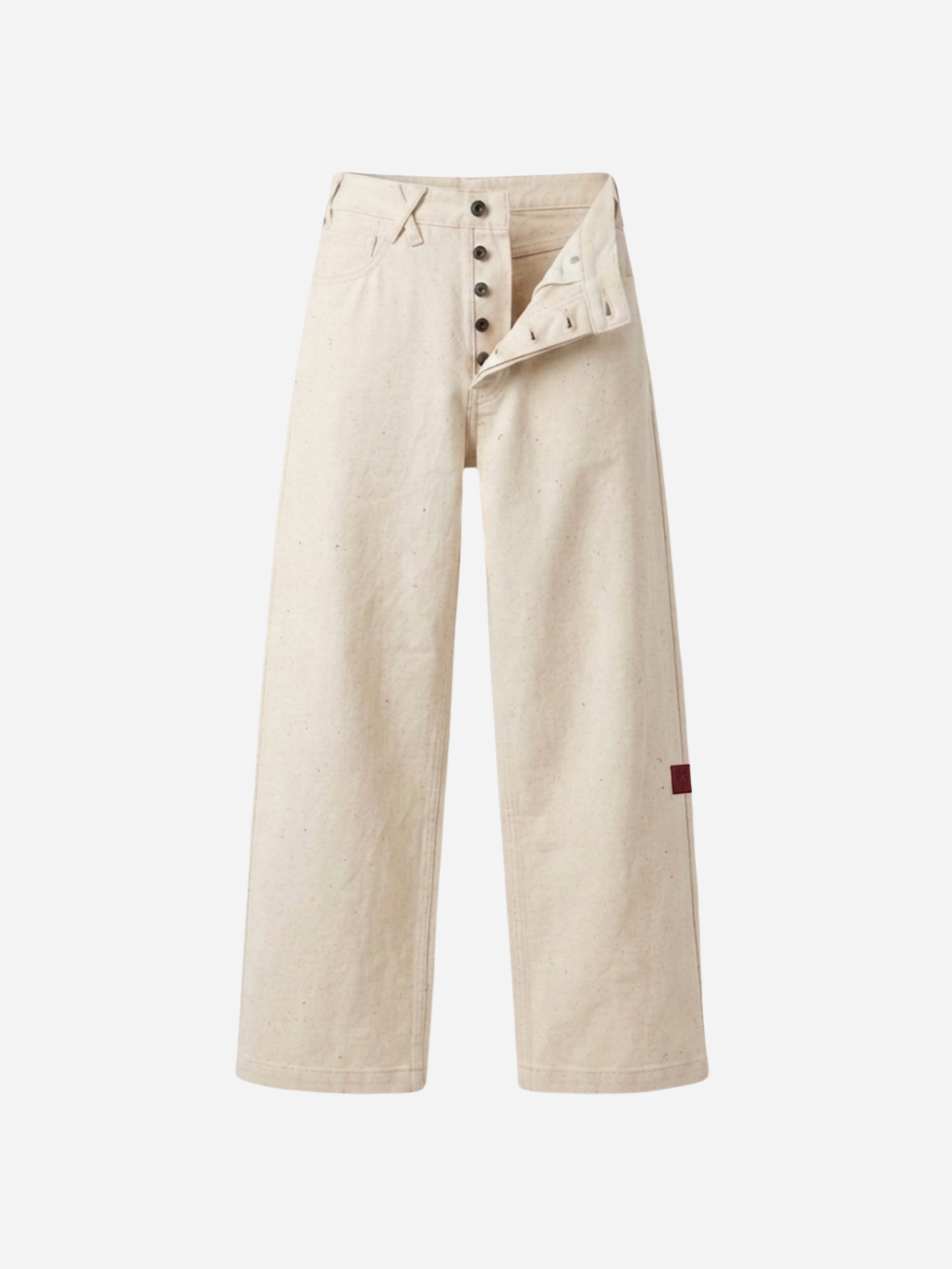 OffDay Straight WideLeg Jeans Cream