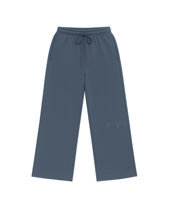 BASIC TRACK PANTS IN CHARCOAL GREY