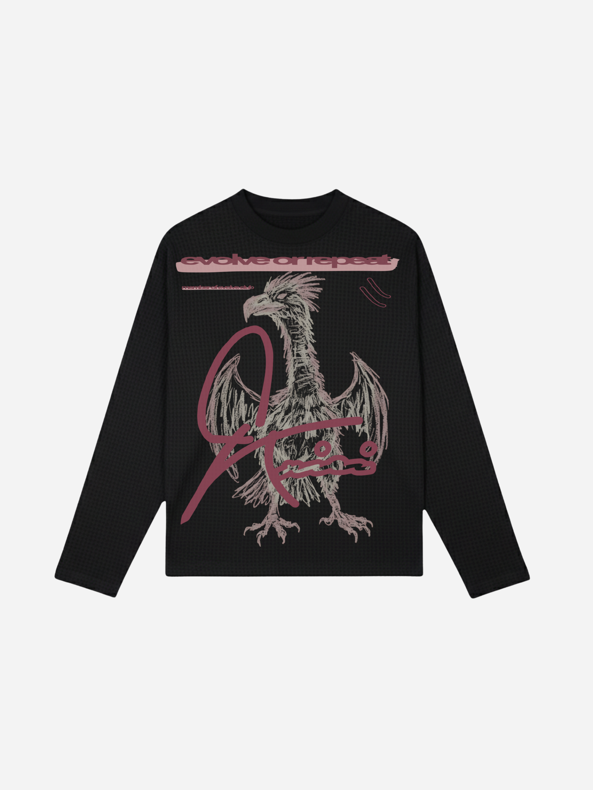 MEMBER LONG SLEEVE T-SHIRT BLACK