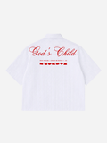 God’s Child Striped Boxy-Fit Shirt