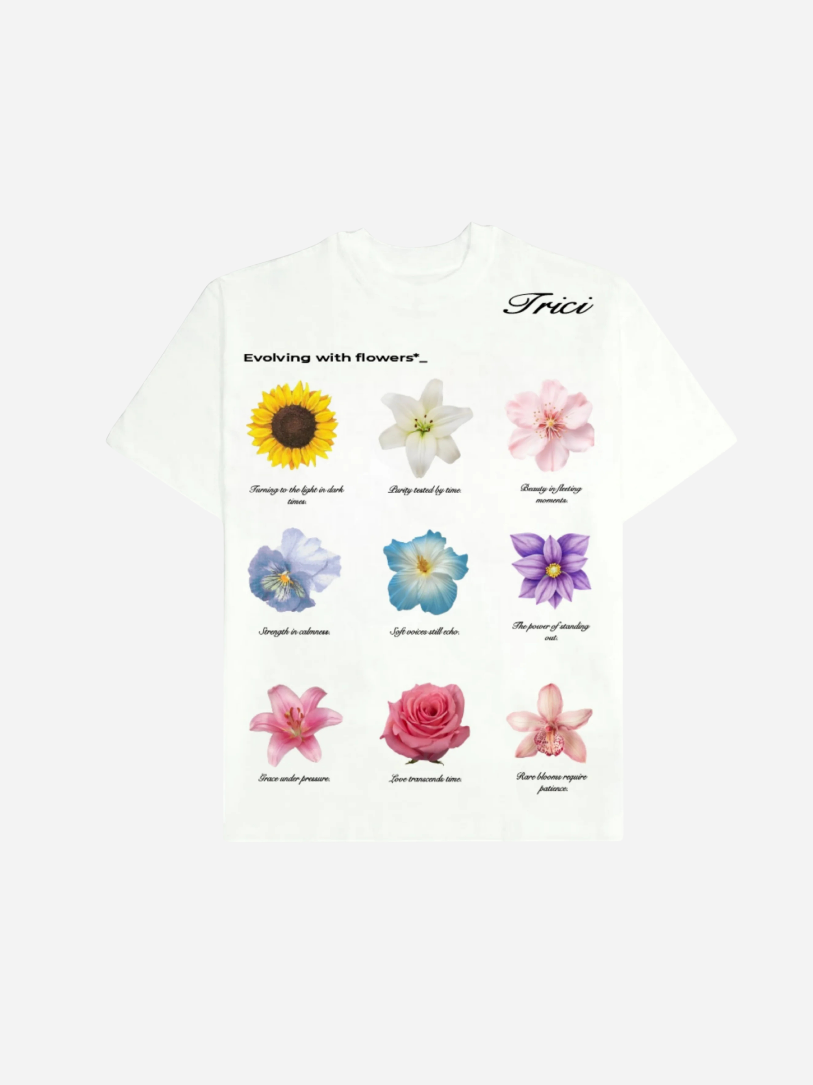 FLR T-SHIRT IN WHITE