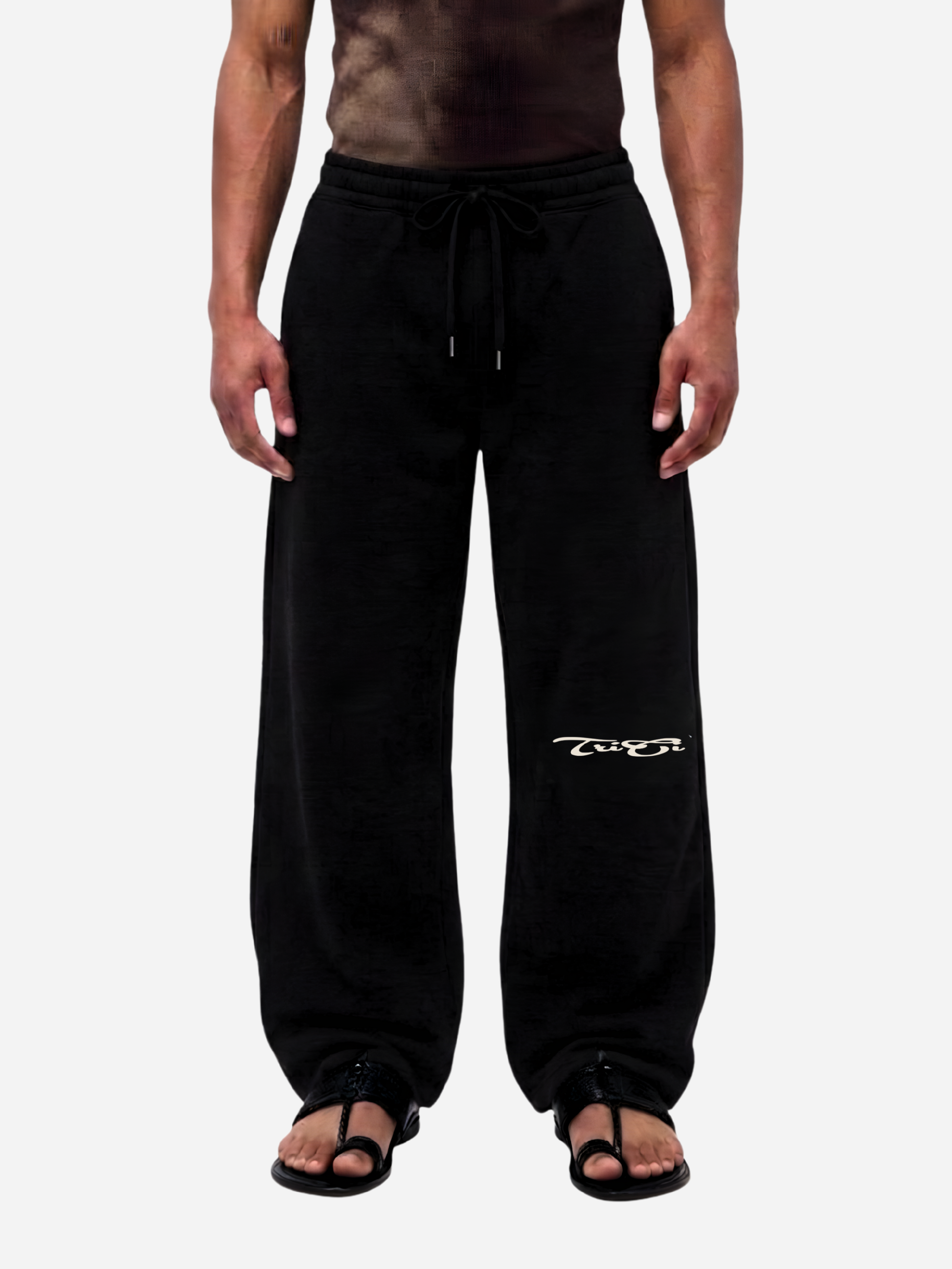 BASIC SWEATPANTS IN BLACK