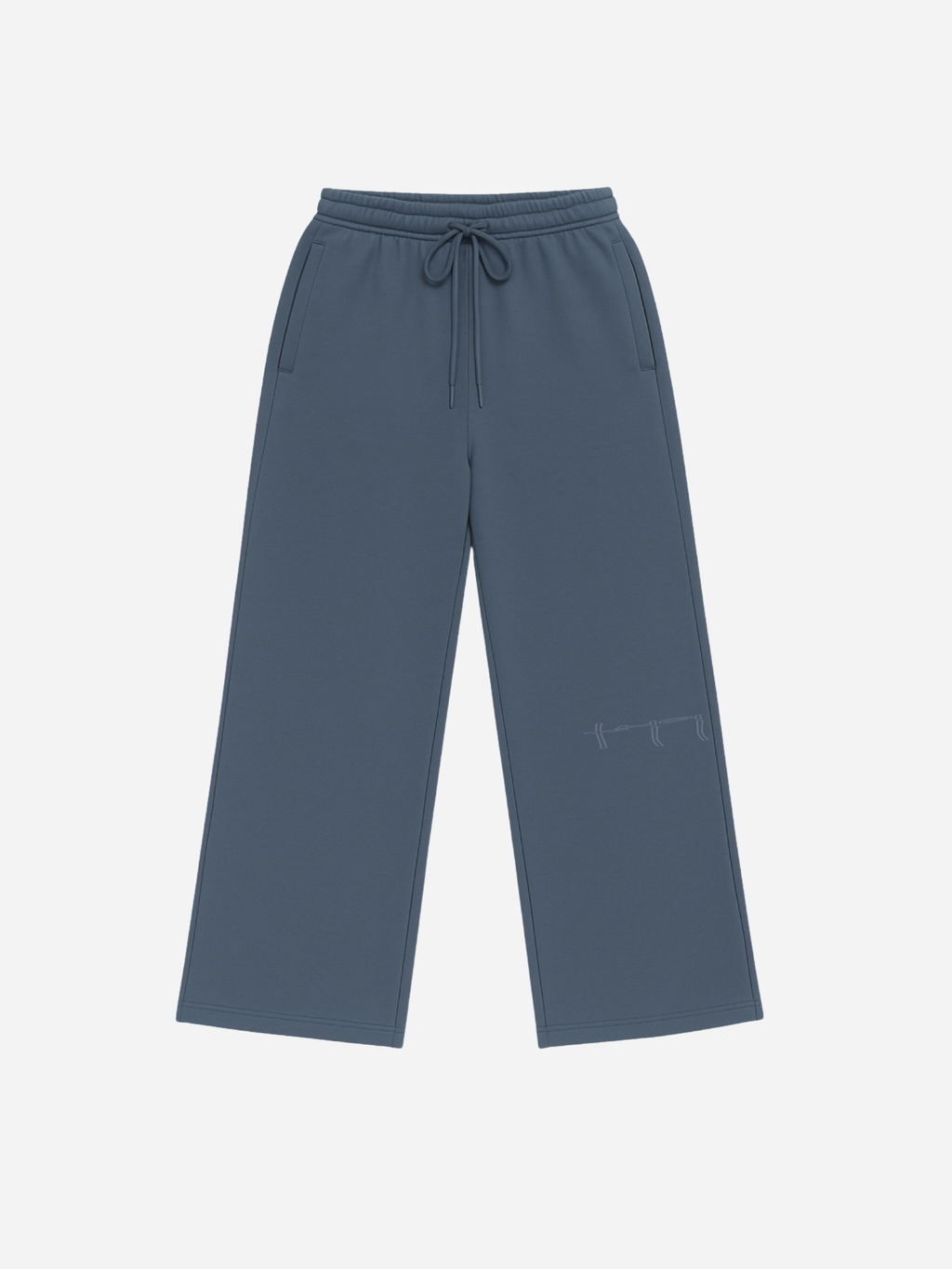 BASIC TRACK PANTS IN CHARCOAL GREY
