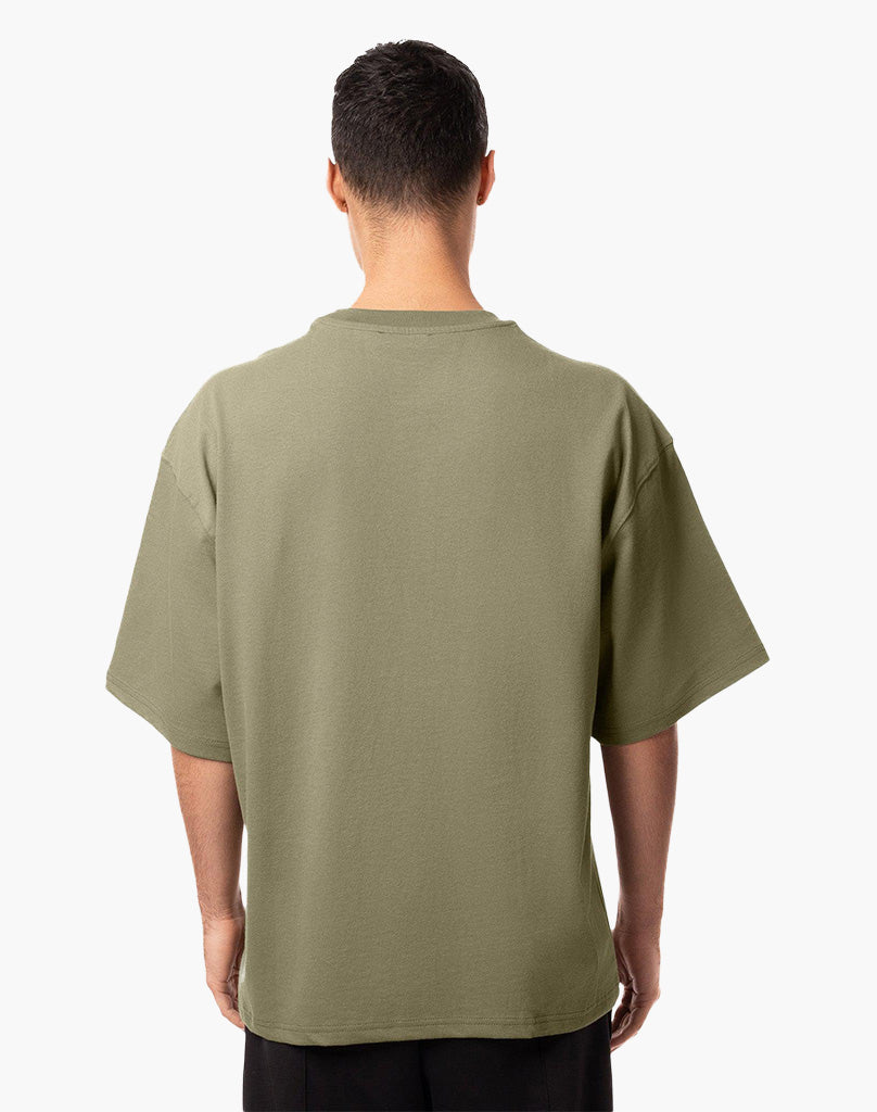 EVOLVING TEE IN OLIVE [UNISEX]