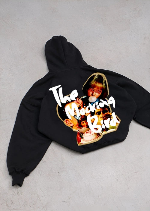 MOCKINGBIRD HOODIE IN BLACK [UNISEX]