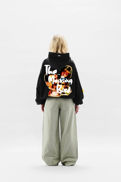 MOCKINGBIRD HOODIE IN BLACK [UNISEX]