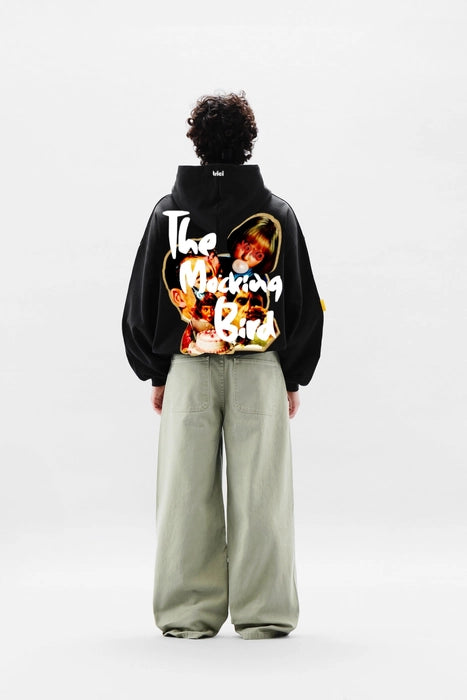 MOCKINGBIRD HOODIE IN BLACK [UNISEX]