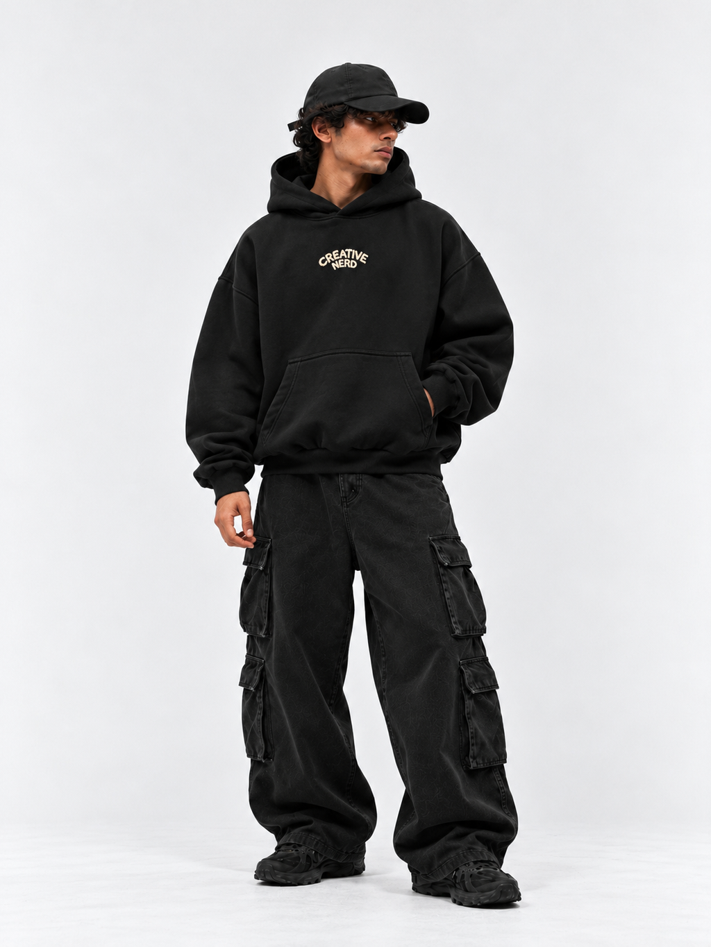 Creative Nerd Hoodie (Black)