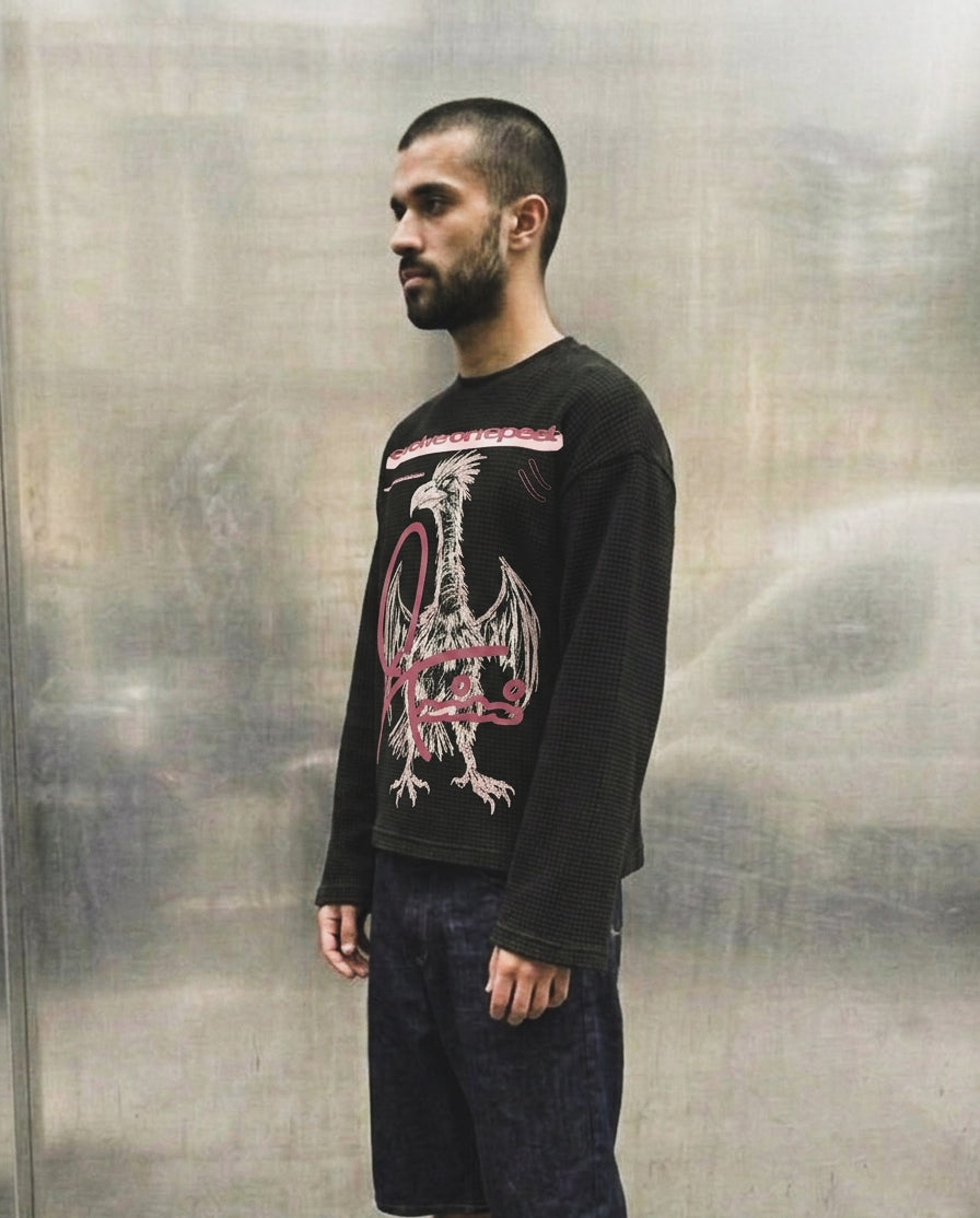 MEMBER LONG SLEEVE T-SHIRT BLACK