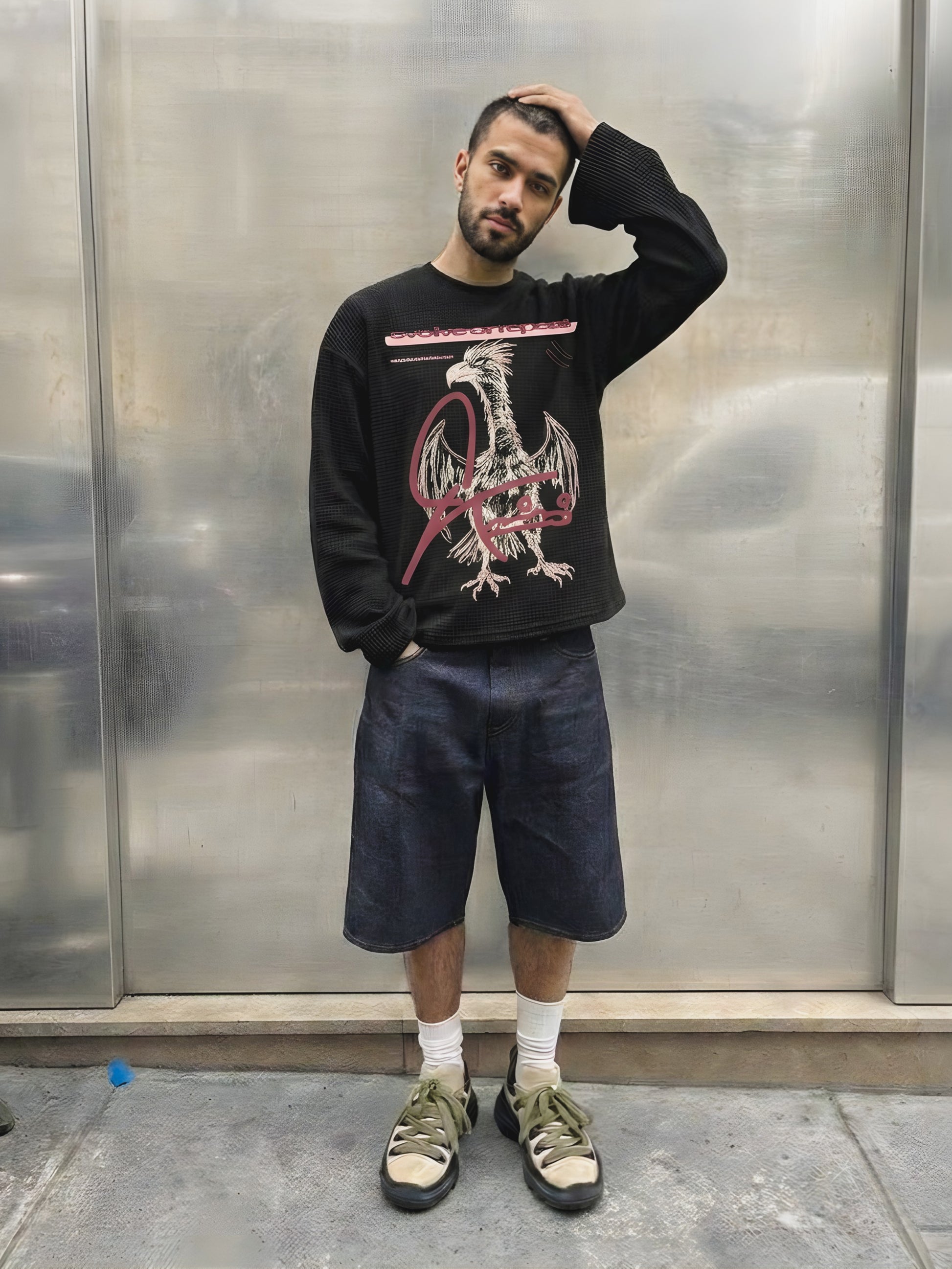 MEMBER LONG SLEEVE T-SHIRT BLACK